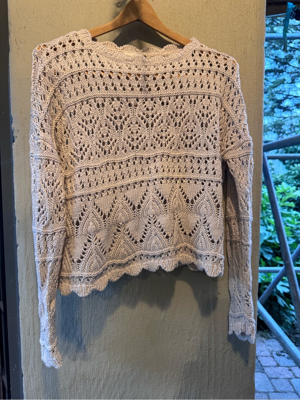 Garnet Hill 100% Organic Cotton Sweater